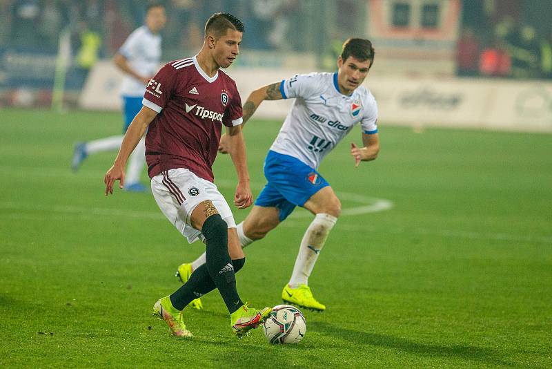 Utkání 13. kola první fotbalové ligy: Baník Ostrava - Sparta Praha, 31. října 2021 v Ostravě.