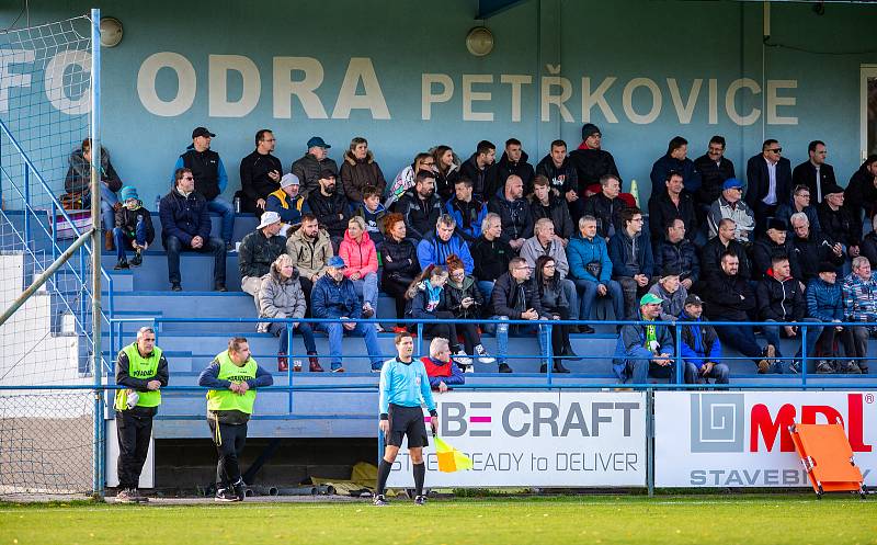 Utkání 16. kola Fortuna MSFL: FC ODRA Petřkovice – SK HS Kroměříž, 16. listopadu 2019 v Ostravě.