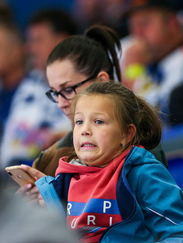 Utkání 3. kola hokejové extraligy: HC Vítkovice Ridera - Bílí Tygři Liberec, 20. září 2019 v Ostravě.