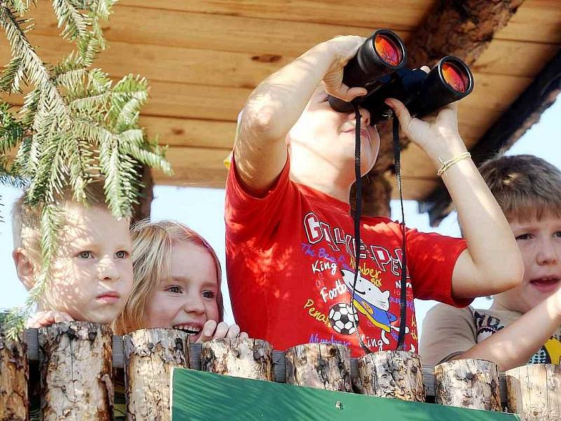 Dřevorubecké slavnosti na Slezskoostravském hradě.