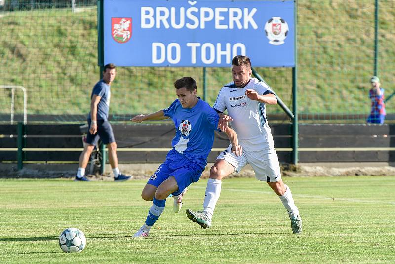 Fotbalový klub - Spolek SK Brušperk, 26. srpna 2020 v Brušperku.