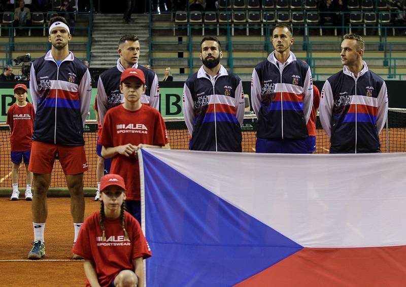 Davis Cup 2018 v Ostravě - Česko vs. Izrael. Zahájení