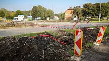 Tuto křižovatku budou řídit semafory. Úpravy souvisejí s budováním outletového centra v Ostravě-Přívoze.