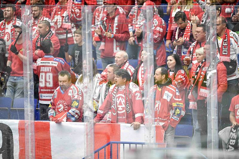 Utkání 8. kola hokejové extraligy: HC Vítkovice Ridera - HC Oceláři Třinec, 20. října 2021 V Ostravě. Fanoušci.