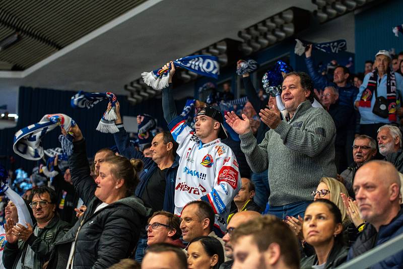 Utkání 17. kola hokejové extraligy: HC Vítkovice Ridera - Rytíři Kladno, 3. listopadu 2019 v Ostravě. Na snímku fanoušci HC Vítkovice Ridera.