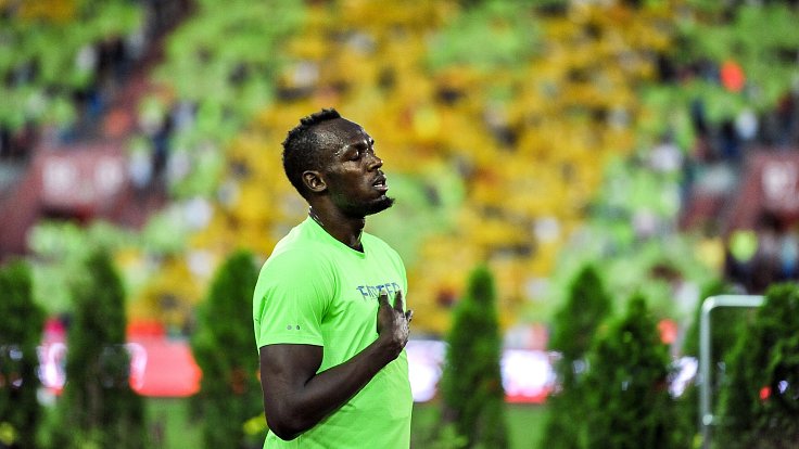 56. ročník atletického mítinku Zlatá tretra, který se konal 28. června 2017 v Ostravě. Na snímku Usain Bolt.