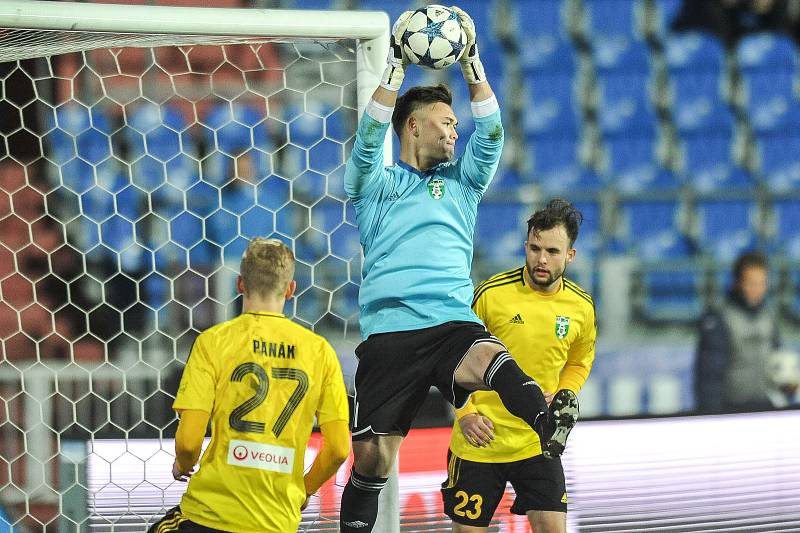 Utkání 15. kola první fotbalové ligy: FC Baník Ostrava - MFK Karviná, 25. listopadu 2017 v Ostravě. Lé Giang Patrik.