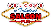 Saloon Pub, logo.