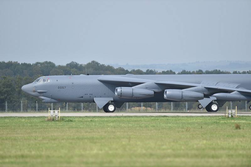 Dny NATO 2018. Americký bombardér B-52H Stratofortress.