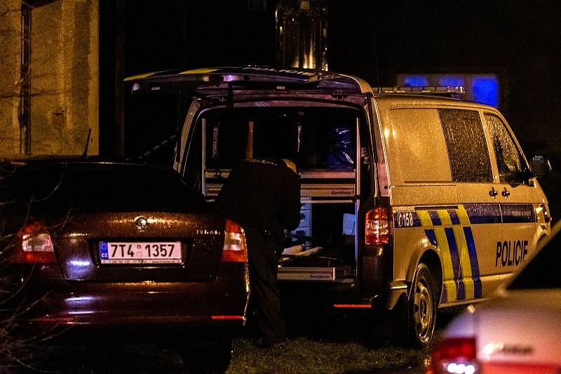 Vyšetřování vraždy servírky v Ostravě-Hrušově, pondělí 23. prosince 2019.