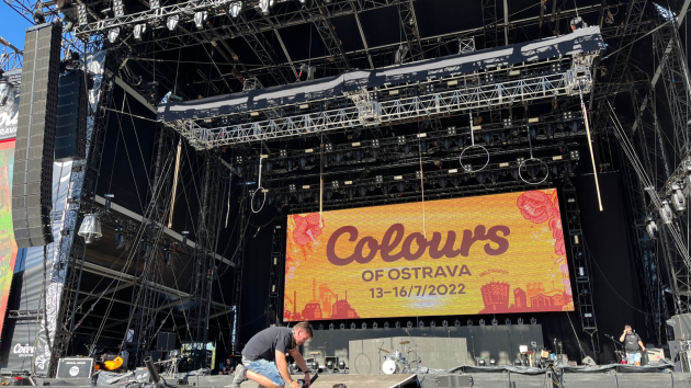 Zahájení hudebního festivalu Colours of Ostrava 2022.