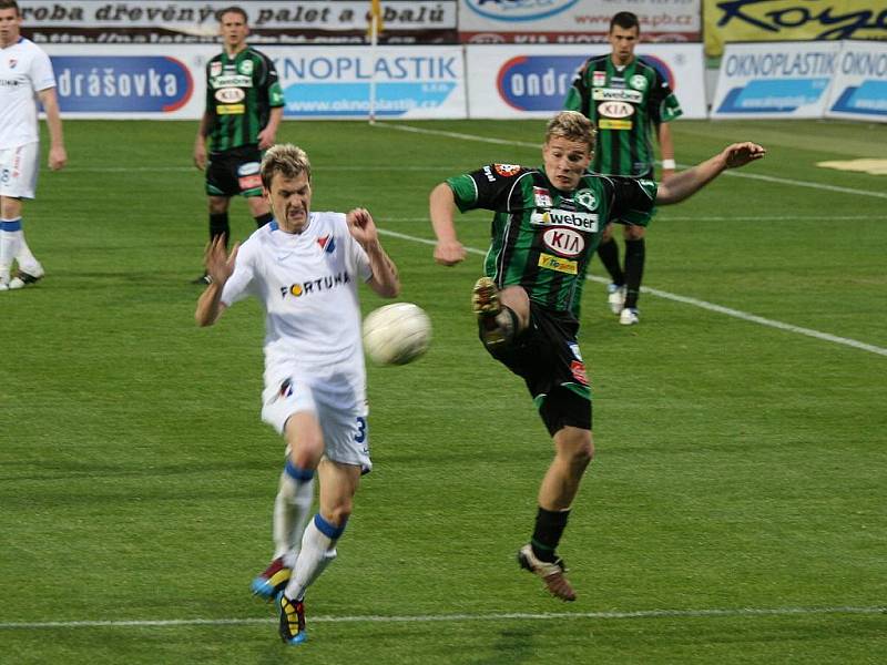 Z utkání 30. kola Gambrinus ligy: Příbram – Ostrava (1:1), hraného 15. května 2010.