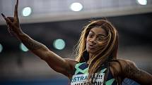 Zlatá tretra, atletický mítink kategorie Continental Tour - Gold, 19. května 2021 v Ostravě. Sha'Carri Richardson (USA), 200 m ženy.