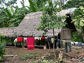 Obyvatelé Ekvádoru žijí v početných rodinách v domcích postavených na vodě a většinou jen z bambusu.