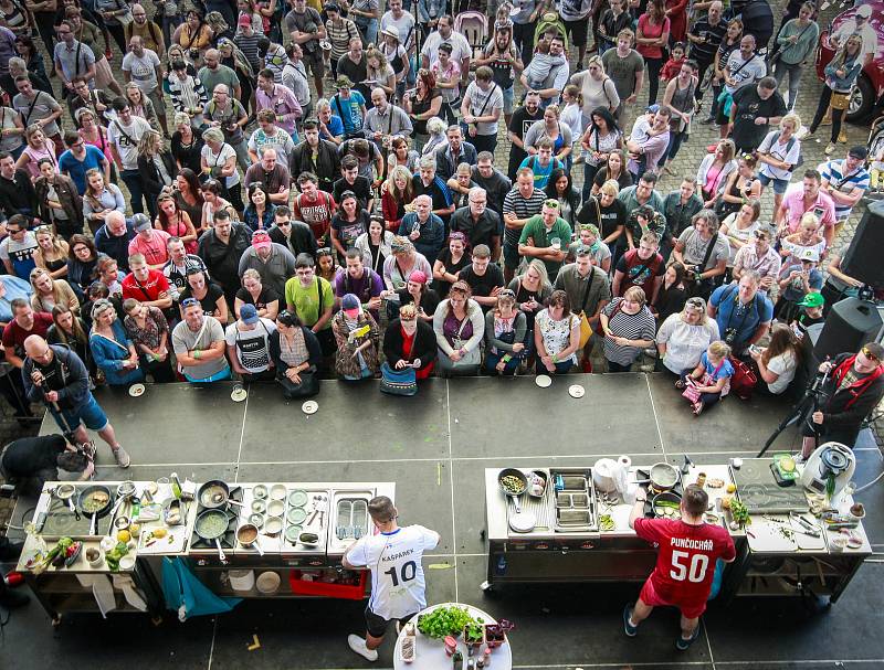 Radek Kašpárek "vystoupil" také na Garden Food Festival v Dolní oblasti Vítkovice v květnu 2018 v dresu Baníku.