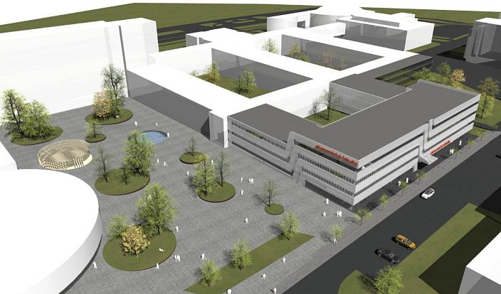 Nová budova Ekonomické fakulty VŠB-TUO by měla vzniknout jako přístavba současné budovy H a pomoci při vzniku univerzitního náměstí v samotném srdci kampusu.