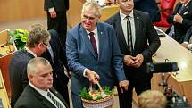 Prezident Miloš Zeman zahájil v úterý 5. září 2017 v Ostravě svou pátou oficiální návštěvu Moravskoslezského kraje.