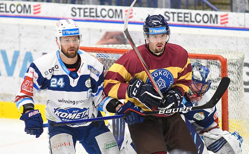 Vítkovice - Brno 4:2 (56. kolo extraligy, 25. 2. 2022)