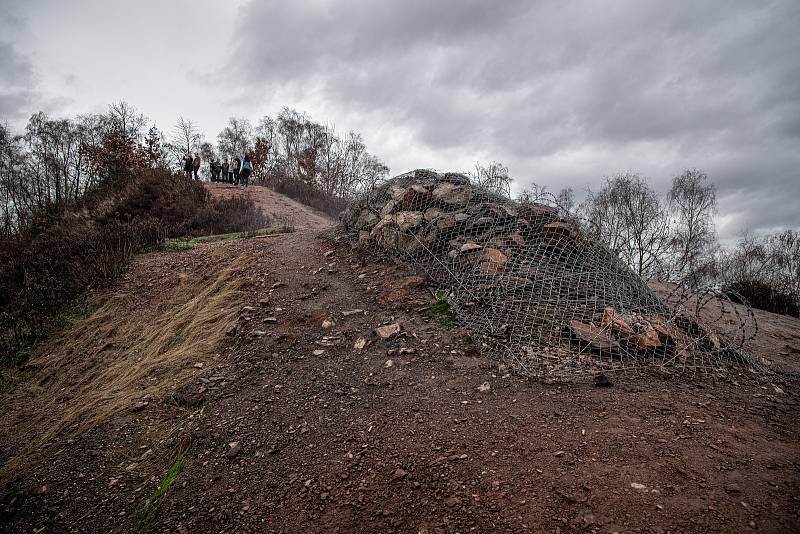 Novoroční výstup na haldu Ema, 1. ledna 2022 v Ostravě.