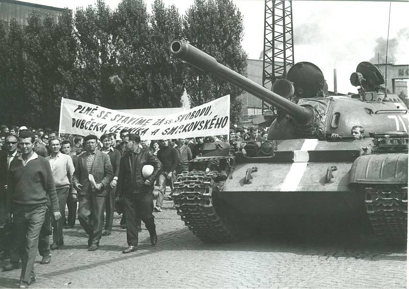 Srpen 1968 na severní Moravě a ve Slezsku: demonstrace, zaťaté pěsti a nadávky