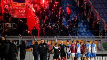 Osmifinále českého fotbalového poháru MOL Cupu: FC Baník Ostrava - AC Sparta Praha, 20. listopadu 2022, Ostrava.