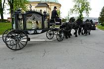 Pohřební kočár z Nové Bělé. Ilustrační foto.