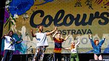 Hudební festival Colours of Ostrava 2019 v Dolní oblasti Vítkovice, 17. července 2019 v Ostravě. Na snímku Yemi A.D.