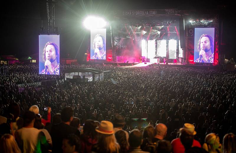 Hudební festival Colours of Ostrava 2019 v Dolní oblasti Vítkovice, 18. července 2019 v Ostravě. Na snímku Kryštof.