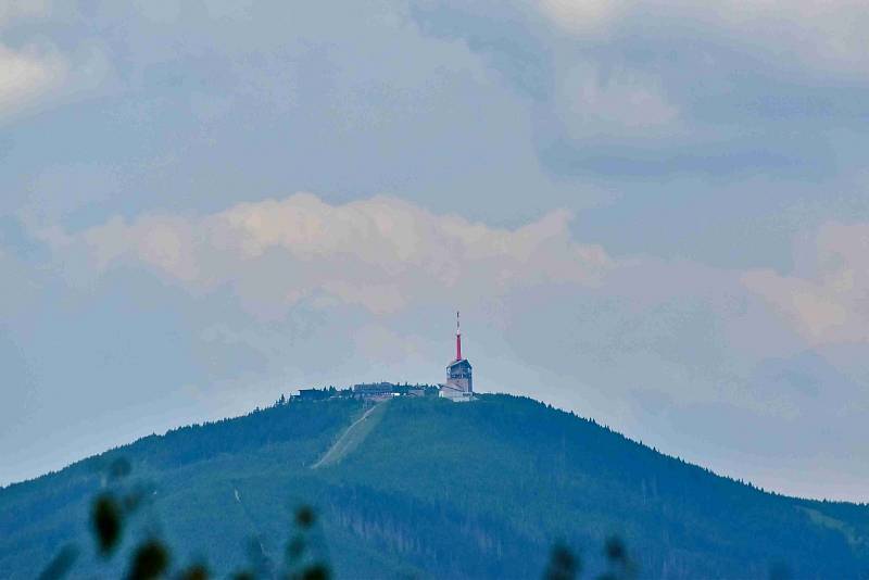 Z turistické procházky po beskydských kopcích z Bílého Kříže na Malý Polom.