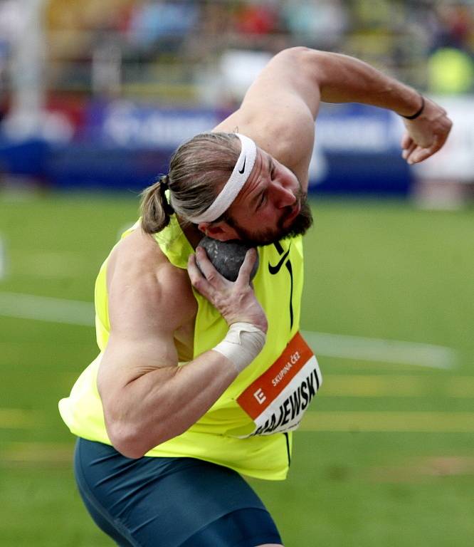 Zlatá tretra Ostrava 2014. Tomasz Majewski.