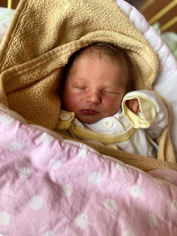 Anna Tomečková, Háj ve Slezsku, narozena 12. dubna 2021 v Opavě, míra 49 cm, váha 3190 g. Foto: Tereza Fridrichová