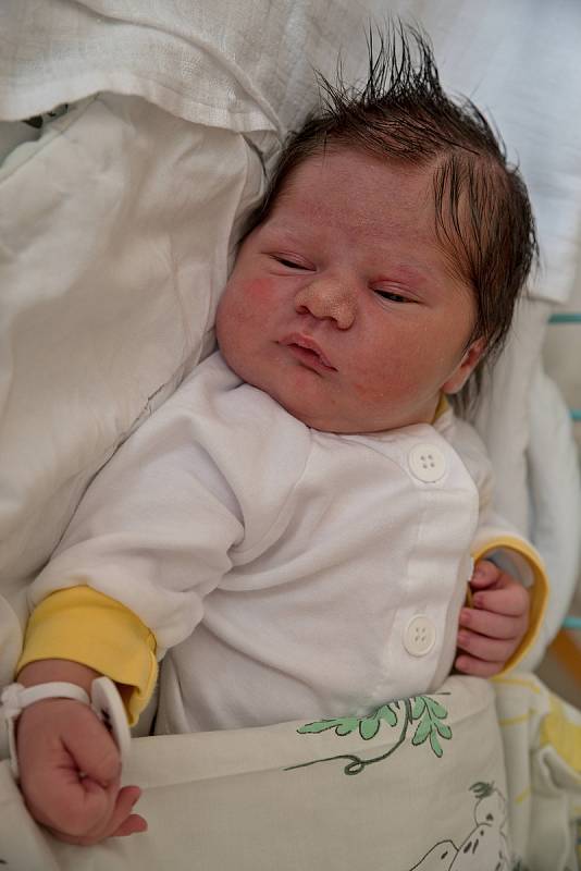 Matěj Čuraj, Karviná, narozen 9. srpna 2021 v Karviné, míra 50 cm, váha 3900 g. Foto: Marek Běhan