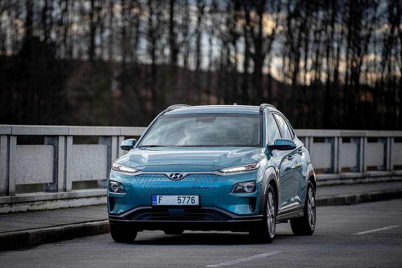 Automobilka Hyundai zahájila v Nošovicích sériovou výrobu elektromobilu Kona Electric, 12. března 2020.