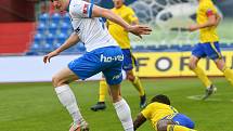 Fotbalisté Baníku Ostrava bojovali 15. května 2021 v utkání 32. ligového kola se Zlínem.