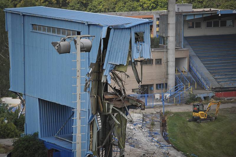 Demolice Bazalů, 15. července 2018 v Ostravě.