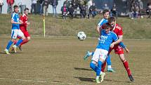 Velké Meziříčí - Baník Ostrava B (21. kolo MSFL, 27. 3. 2022).