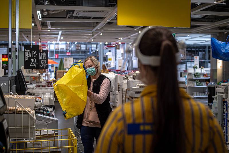 Obchodní centrum Avion Shopping Park Ostrava v době covidové. Ilustrační foto.