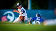 Série závěrečného 7. kola základní části extraligy baseballistů Arrows Ostrava - Sokol Hluboká 3:1, 12:2 a 3:7. Foto: Arrows Ostrava/Ladislav Svěnčík