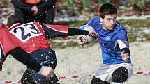 Snow rugby na Skalce.