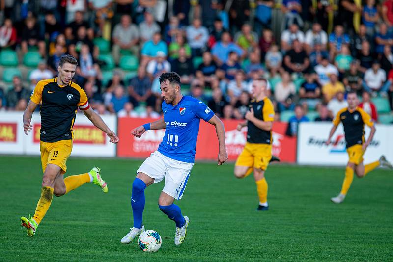 Utkání 2. kola MOL Cup: FC Hlučín - Baník Ostrava 0:1 po prodloužení, 25. srpna 2021 v Hlučíně.