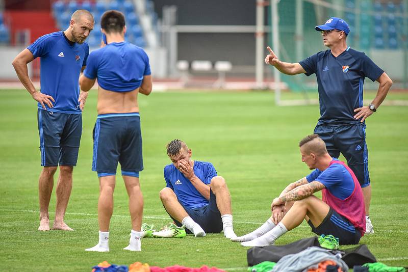 Fotbalisté Baníku zahájili letní přípravu, pondělí 18. června 2018 v Ostravě.