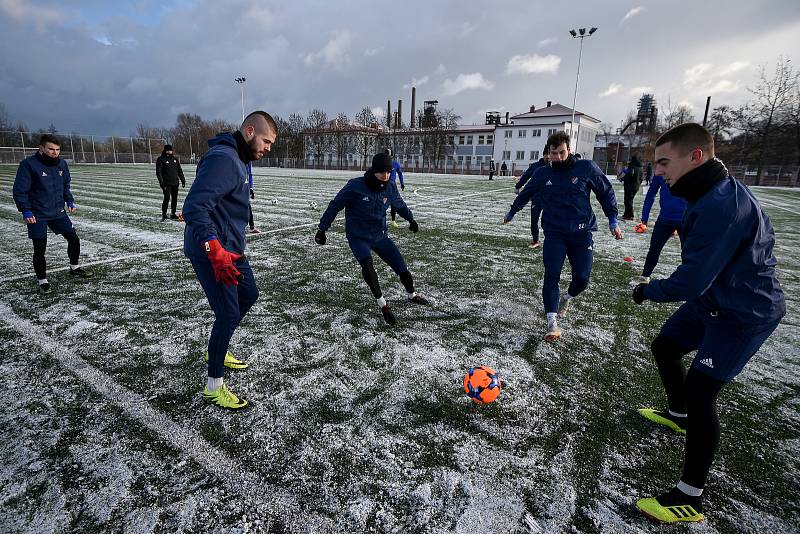 Zimní příprava FC Baníku Ostrava, 3. ledna 2019 v Ostravě.