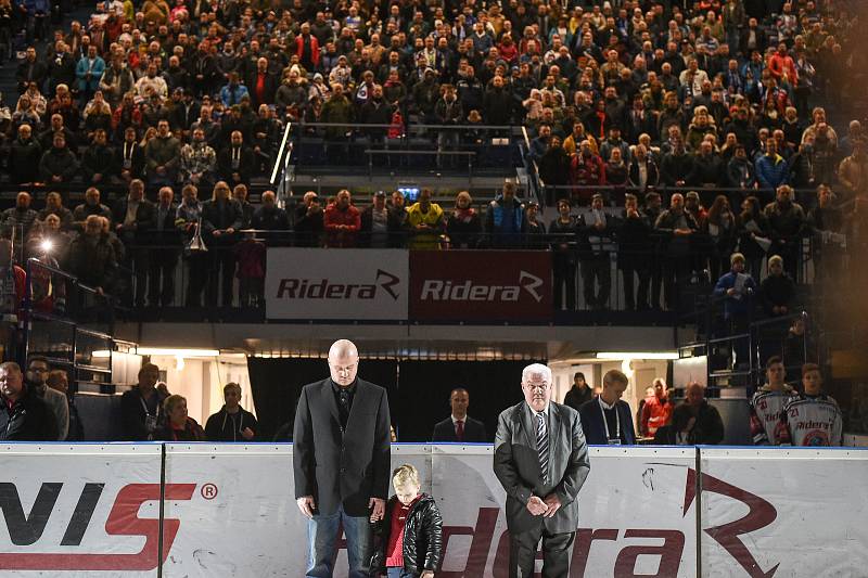 Utkání 28. kola hokejové extraligy: HC Vítkovice Ridera - HC Sparta Praha, 21. prosince 2018 v Ostravě.