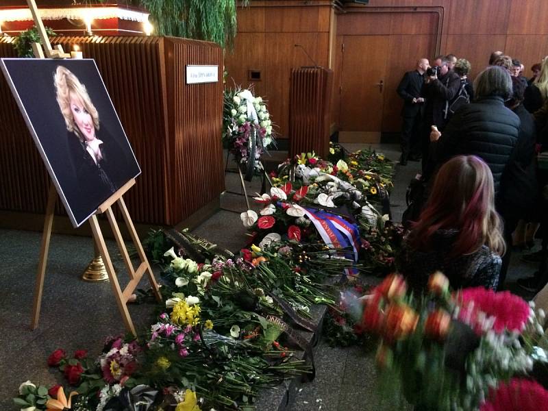 Pohřeb Věry Špinarové v Ostravě, sobota 1. dubna 2017.
