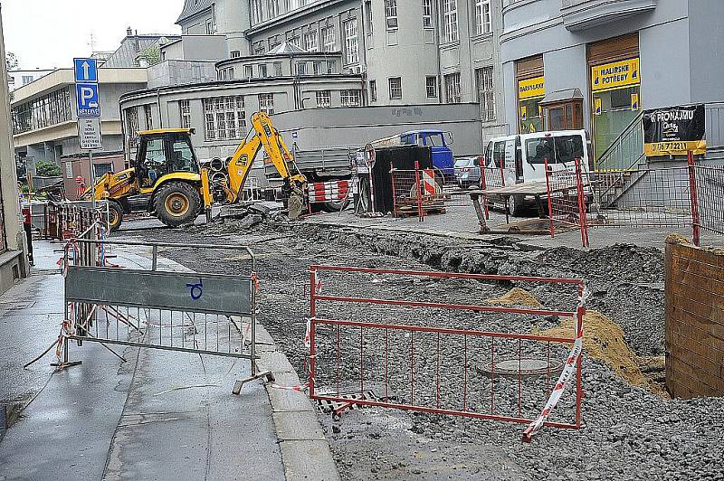 Dopravní omezení na ulici Tyršova.