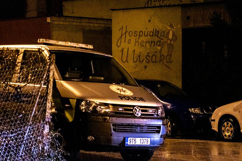 Vyšetřování vraždy servírky v Ostravě-Hrušově, pondělí 23. prosince 2019.