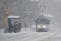 K nehodě mezi chodkyní a tramvají v Ostravě-Hrabůvce na ulici U Haldy. Ilustrační foto z archivu Deníku.