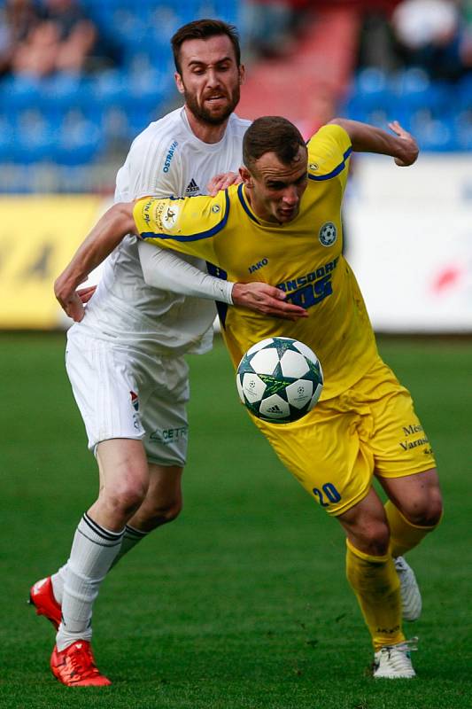 FC Baník Ostrava - FK Varnsdorf. Vlevo Lubomír Urgela, vpravo David Lischka