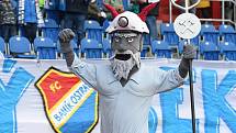 Maskot fotbalového Baníku Ostrava BazalBUB.