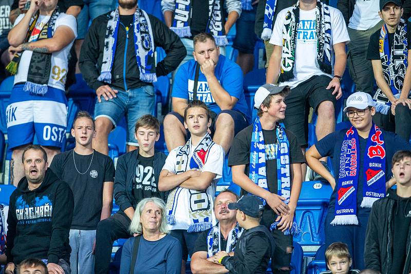 Utkání 6. kola první fotbalové ligy: Baník Ostrava - Zbrojovka Brno, 31. srpen 2022, Ostrava